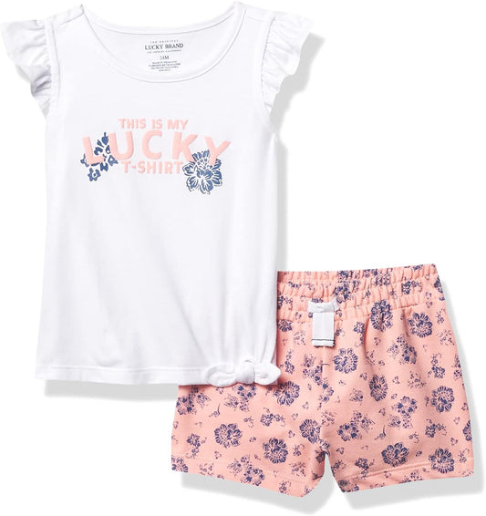 Lucky Sets Baby Girls' 2 Pieces Shorts Set