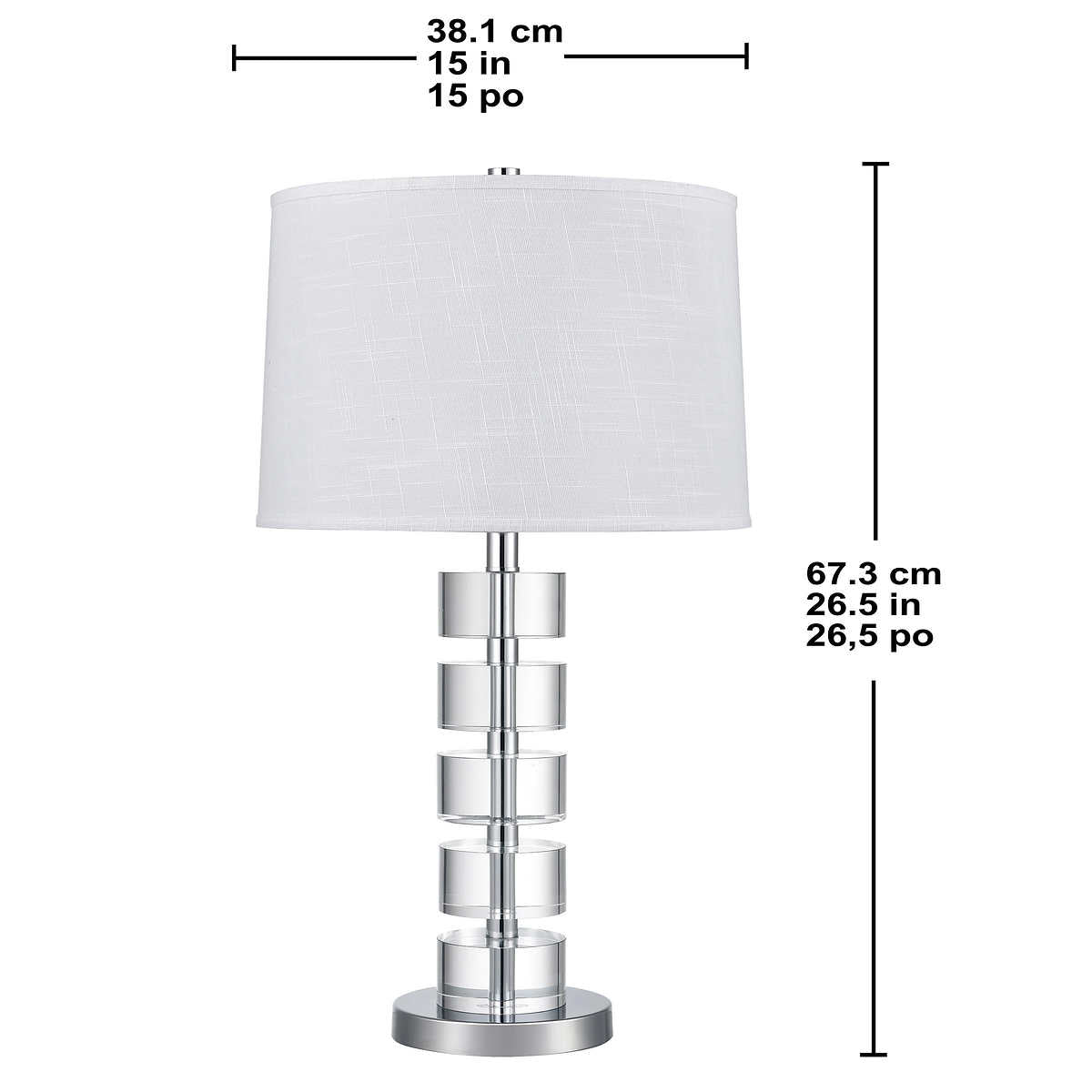 BREMERTON TABLE LAMP 2PK