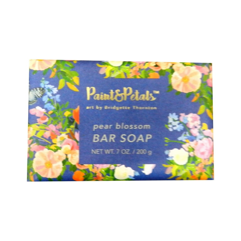 Paint & Petals Pear Blossom Scented Bar Soap 7Oz