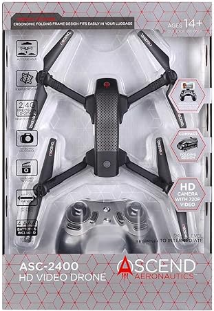 Ascend Aeronautics ASC-2400 720P HD Video Drone