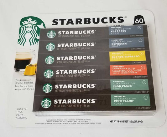 Starbucks Espresso Aluminum Capsules - 60 Count