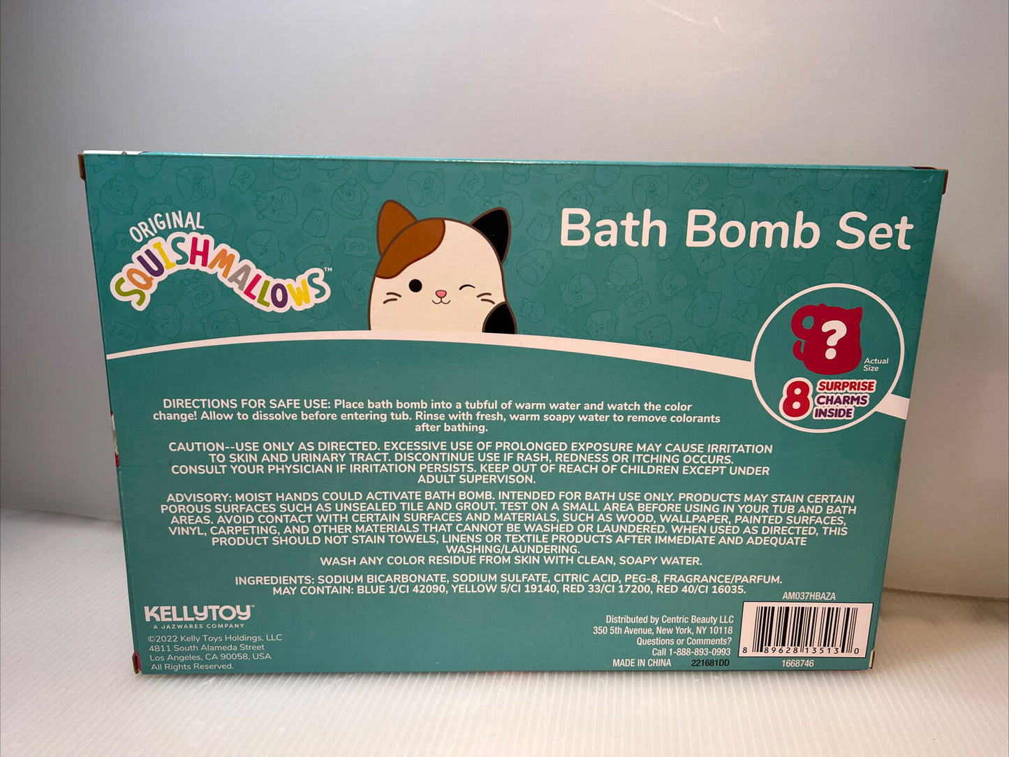 Squishmallow Bath Bomb Set 8 Pack