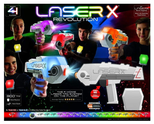 Laser X Micro Blasters Real Life Gaming Experience 4Player Set 4pack