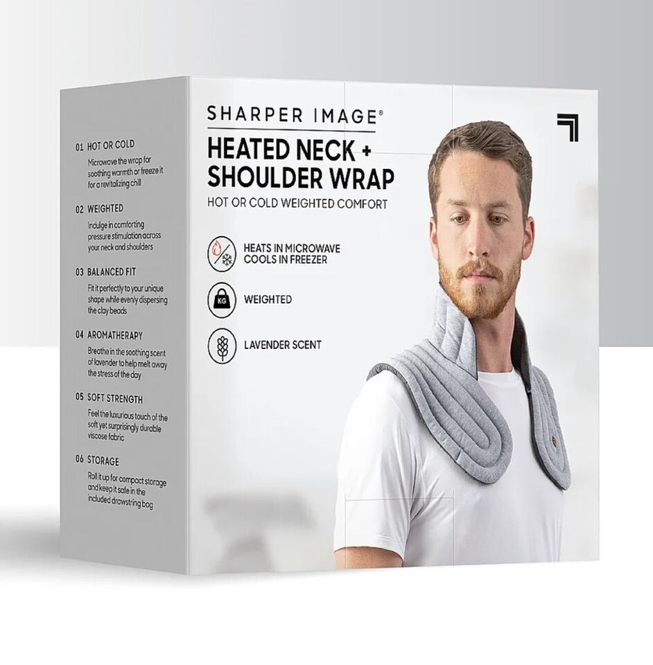 Sharper Image Heated Neck & Shoulder Aromatherapy Wrap