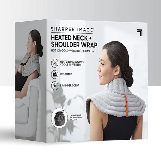 Sharper Image Heated Neck & Shoulder Aromatherapy Wrap