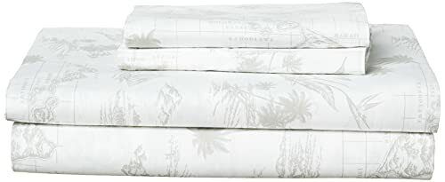 Tommy Bahama Queen Sheet Set-100% Cotton