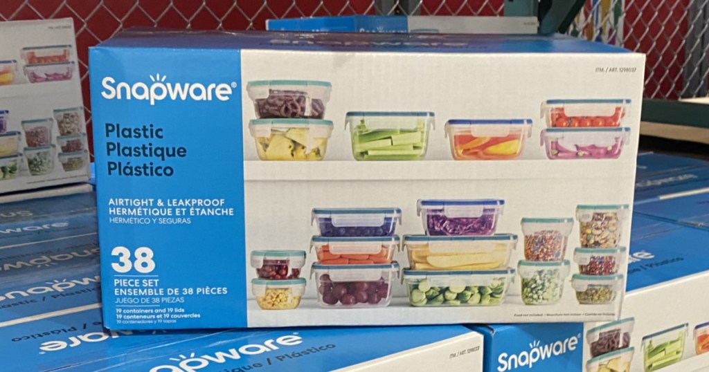 Snapware 38-piece Plastic Food Storage Set