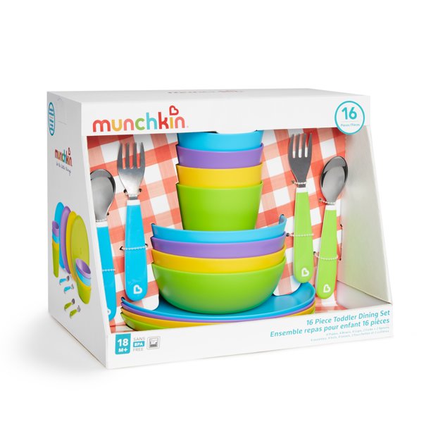 Munchkin Toddler Dining Set, 16-piece