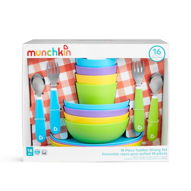 Munchkin Toddler Dining Set, 16-piece