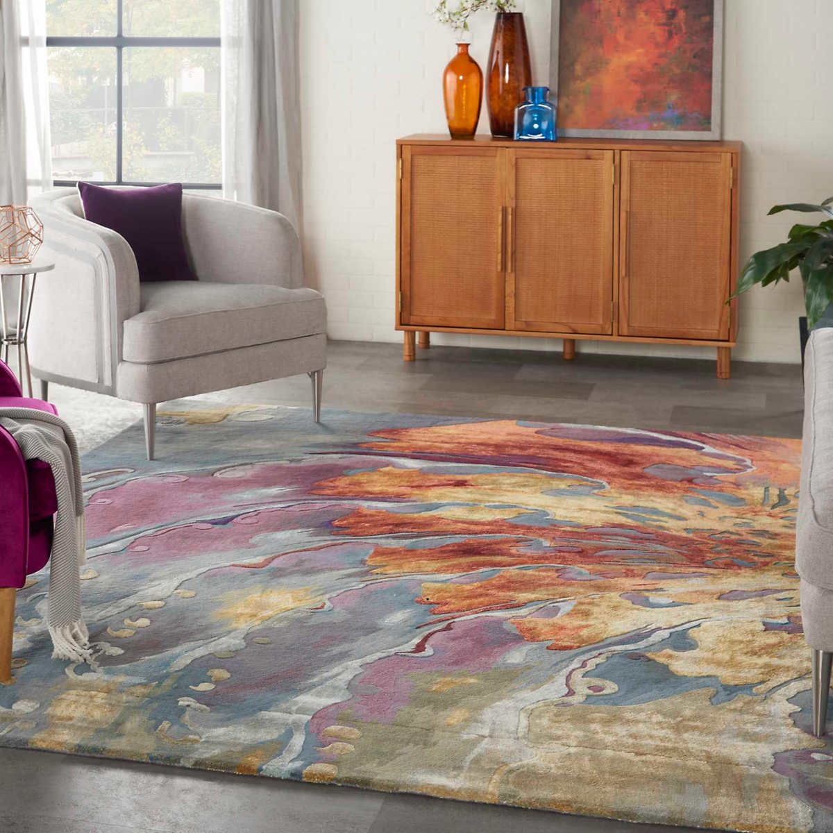 Kroma Area Rug, Wave 8 x 10