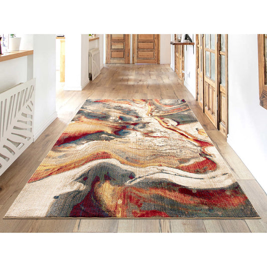 Carmel Indoor/Outdoor Area Rug or Runner by Art Carpet, Multi