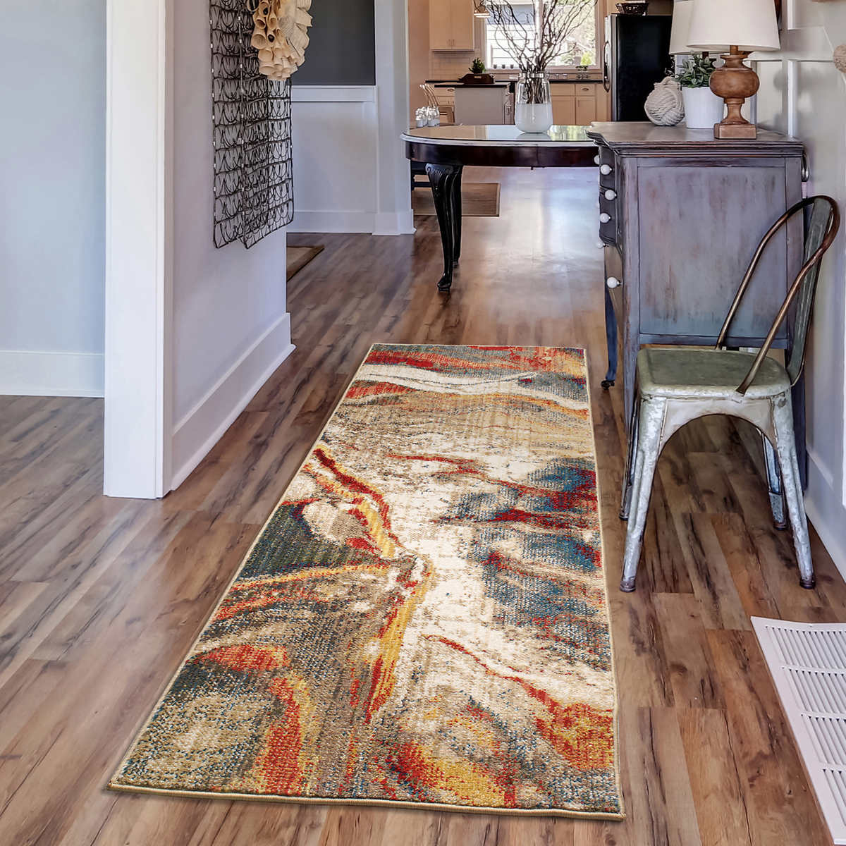 Carmel Indoor/Outdoor Area Rug or Runner by Art Carpet, Multi