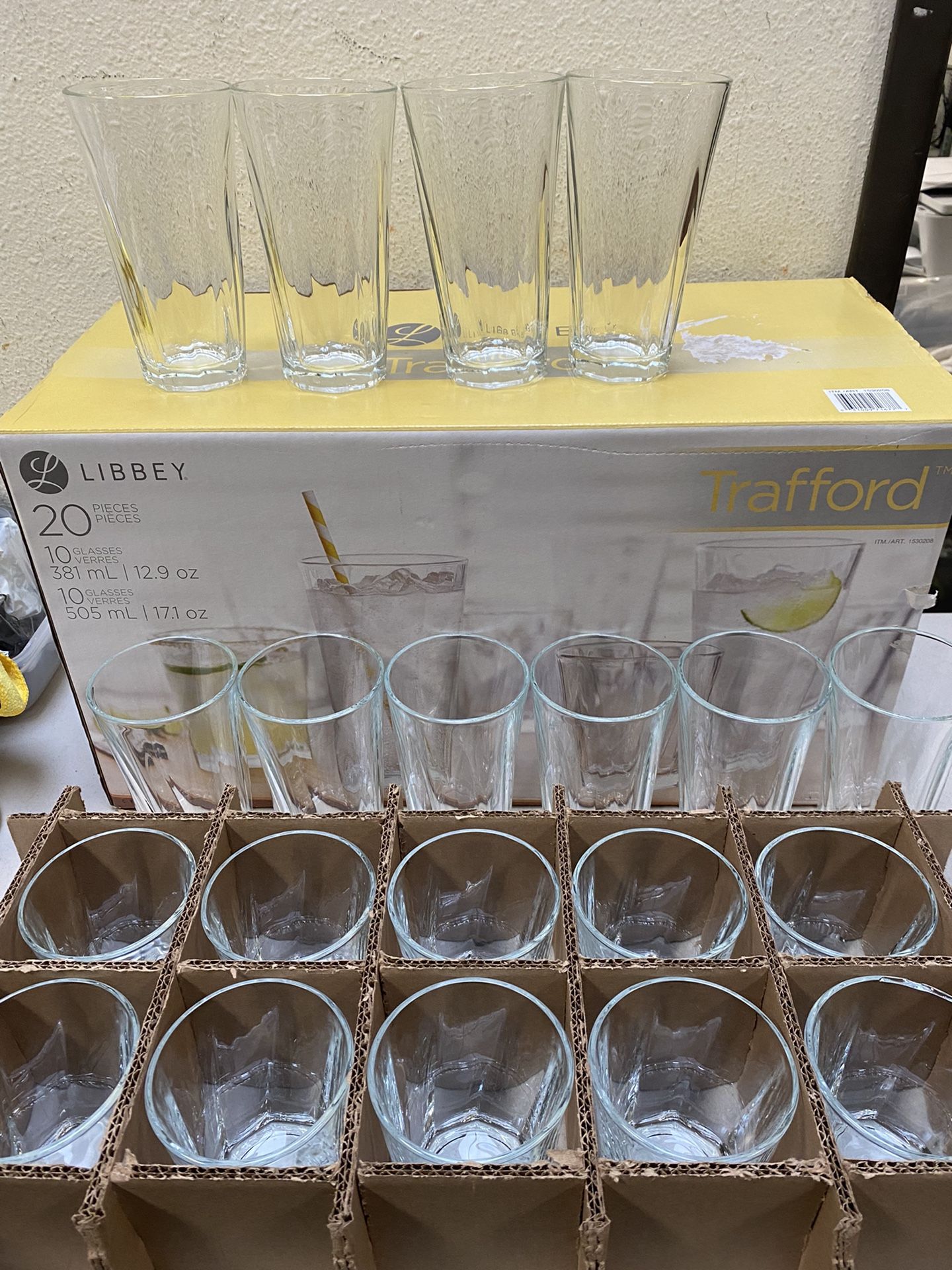 Libbey Trafford Drinkware Set 20-piece